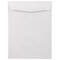 JAM Paper 9" x 12" Neenah Classic Linen Solar White Booklet Envelopes, 25ct.